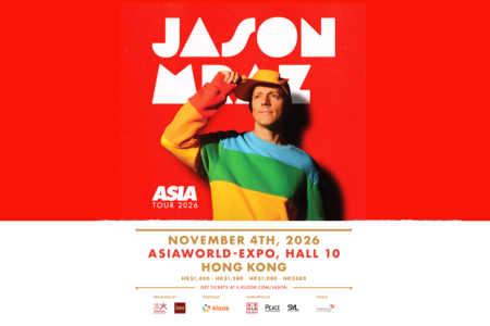 Jason Mraz: Asia Tour 2026 in HONG KONG